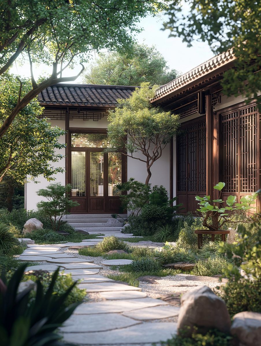 Sân vườn Nhật - xu hướng sân vườn 2025